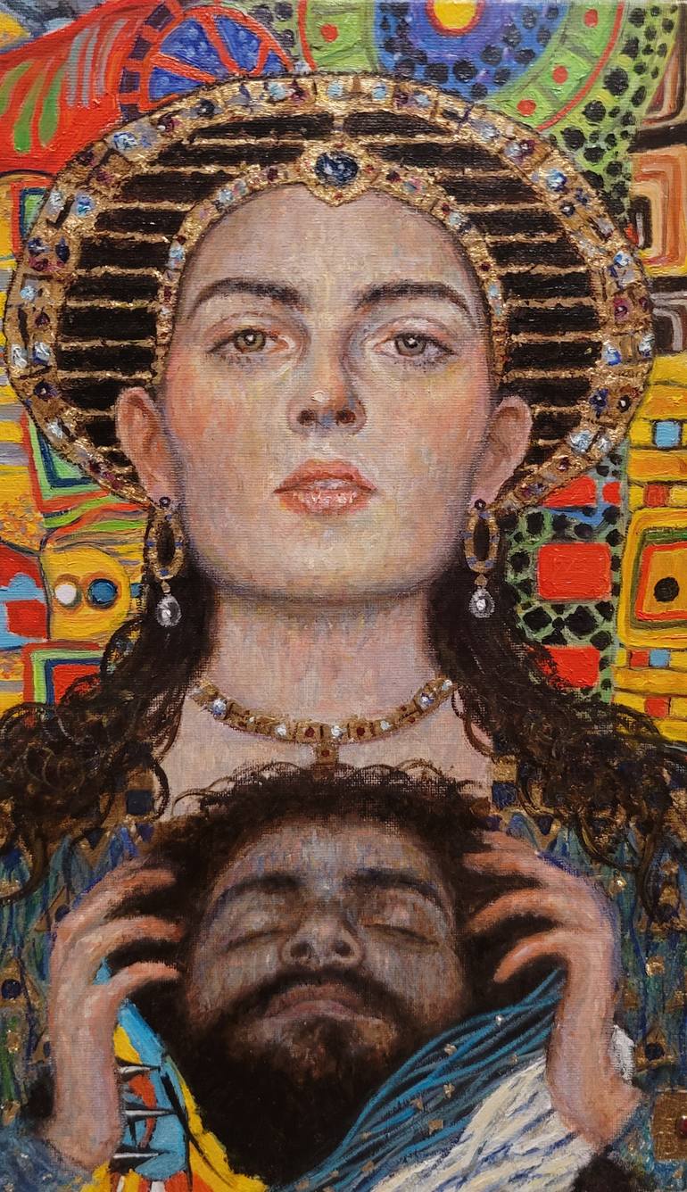 Original Figurative Women Painting by B A H M A N