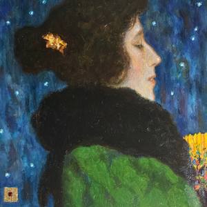 Lady with a fan