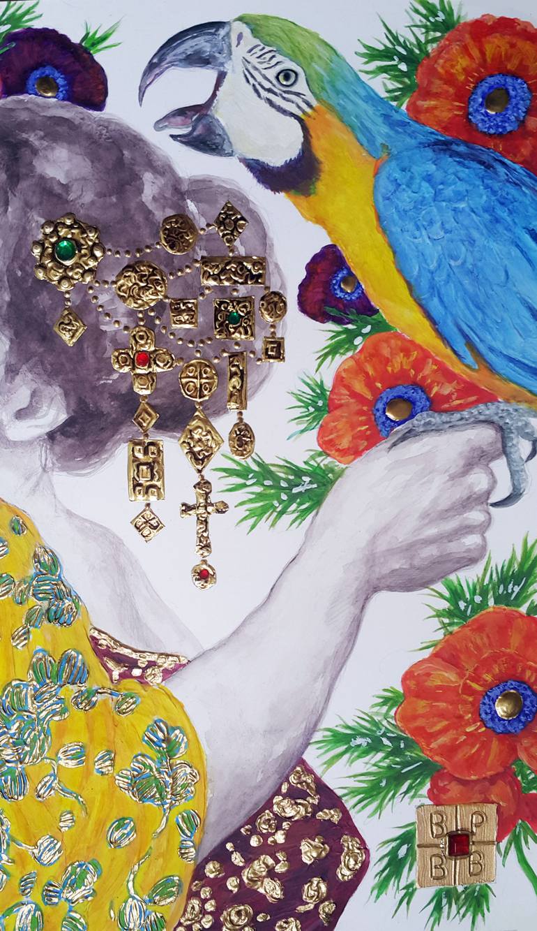 Original Figurative People Painting by B A H M A N