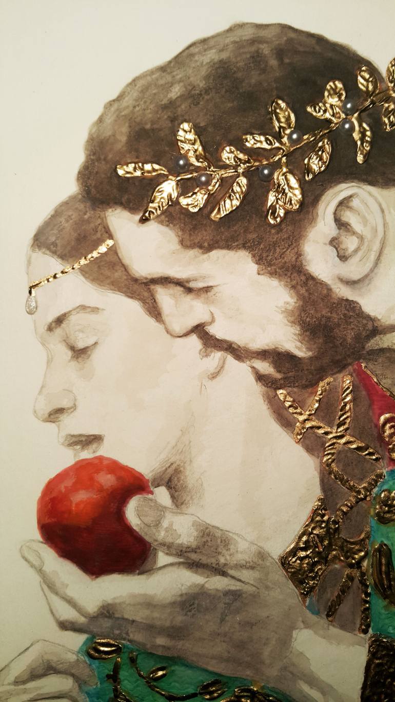 Original Figurative People Painting by B A H M A N