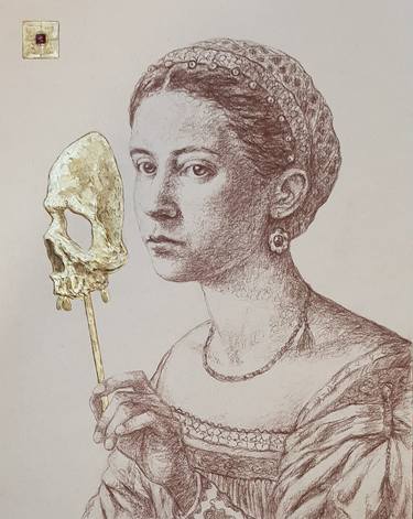 Print of Fine Art Portrait Drawings by B A H M A N