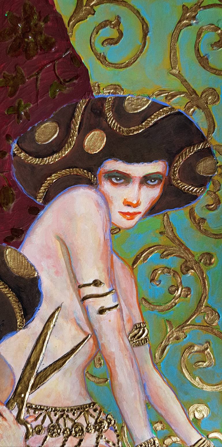 Original Figurative People Painting by B A H M A N