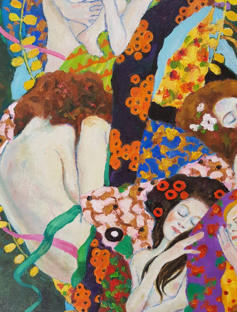 Original Figurative People Painting by B A H M A N