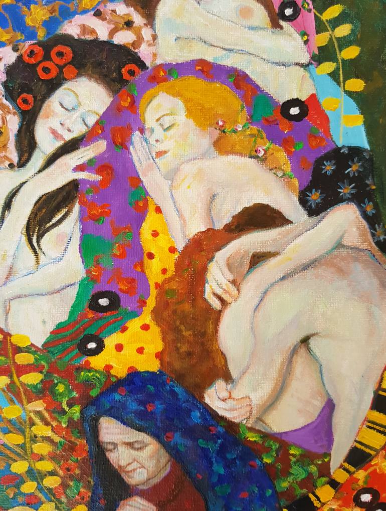 Original Figurative People Painting by B A H M A N