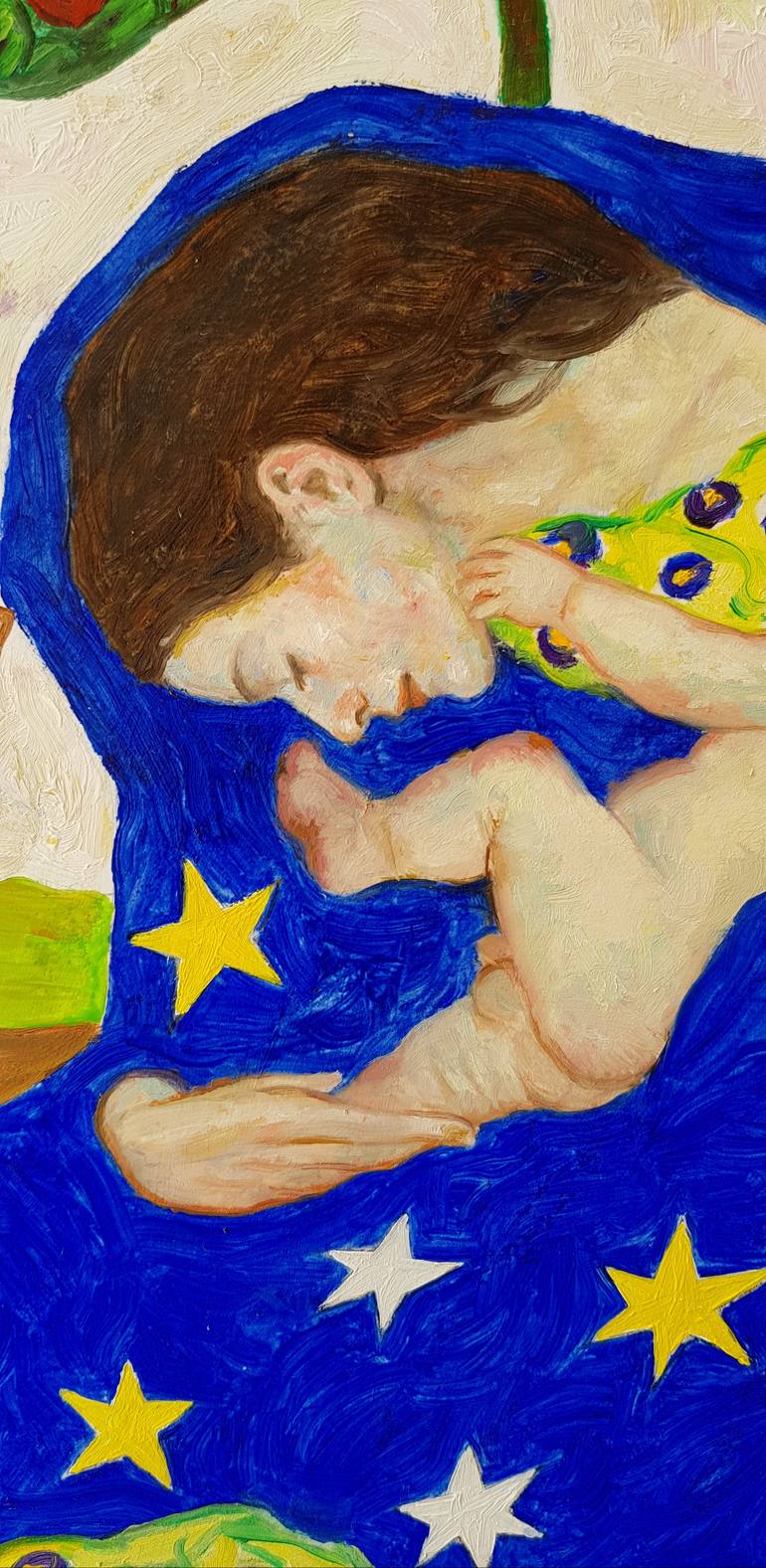 Original Figurative People Painting by B A H M A N