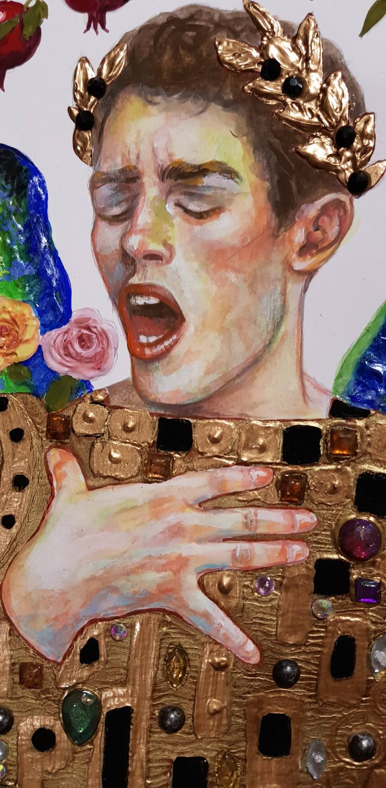 Original Figurative People Painting by B A H M A N