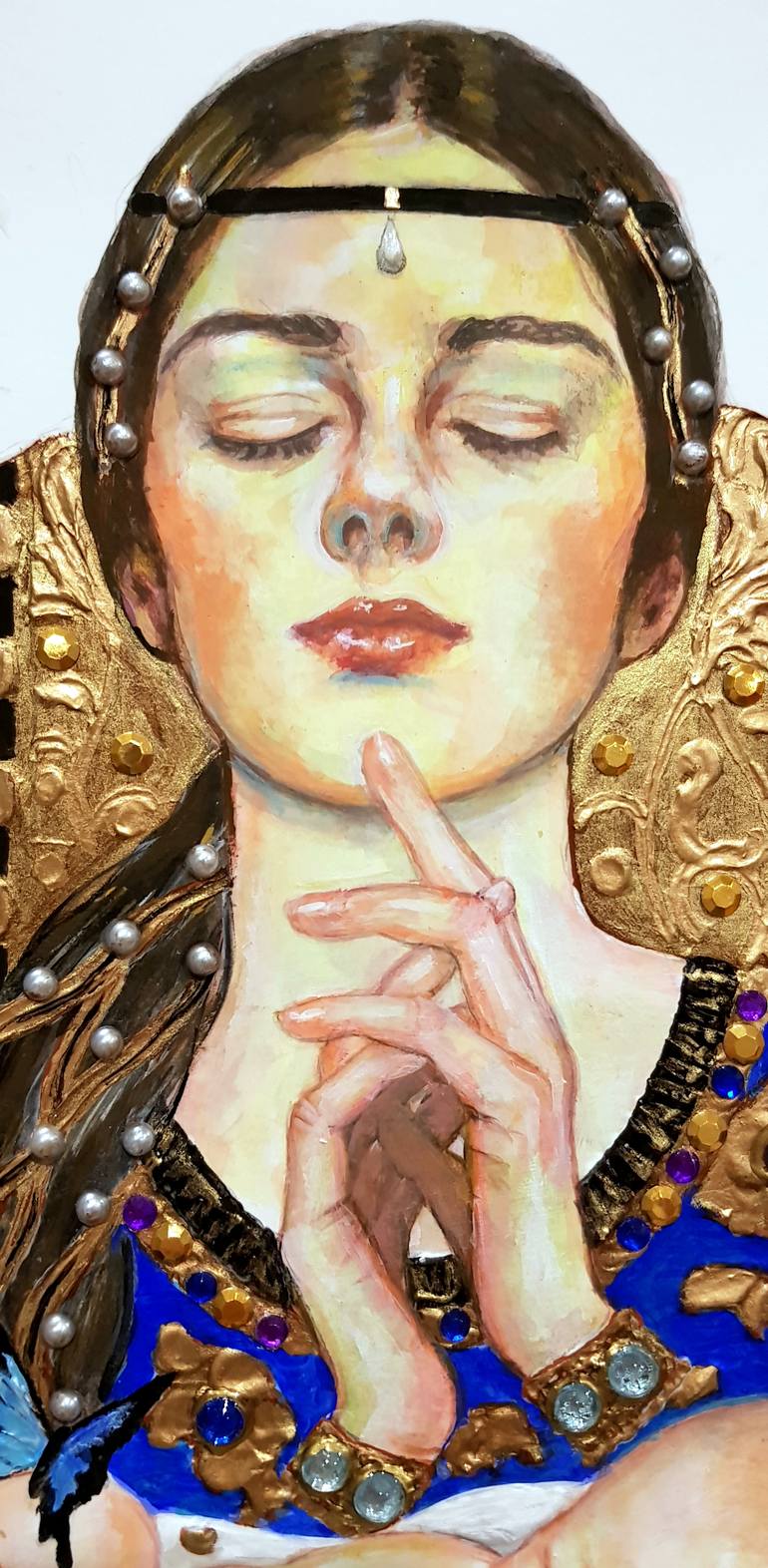 Original Figurative People Painting by B A H M A N