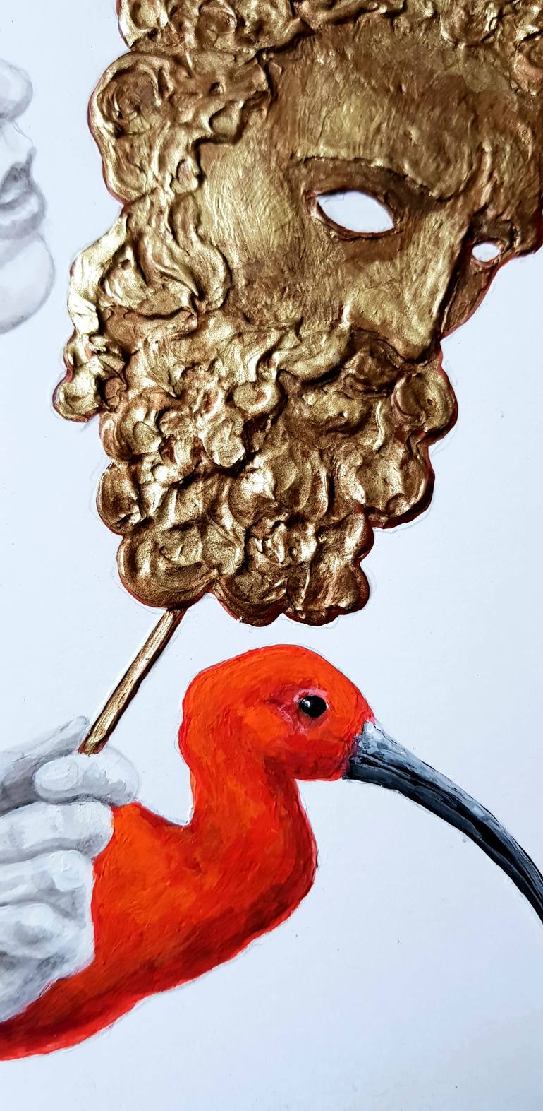 Original Figurative People Painting by B A H M A N