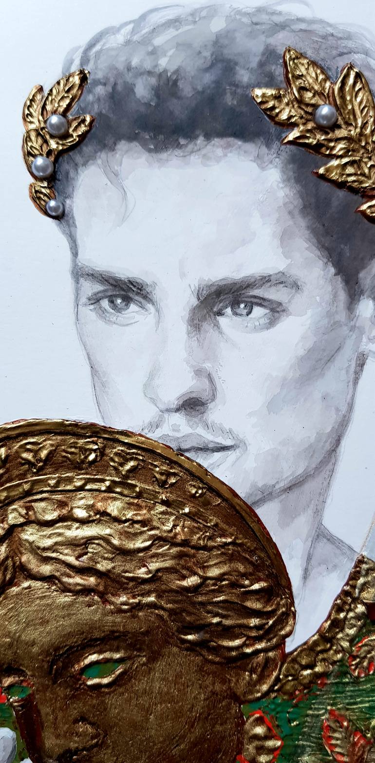 Original Figurative People Painting by B A H M A N