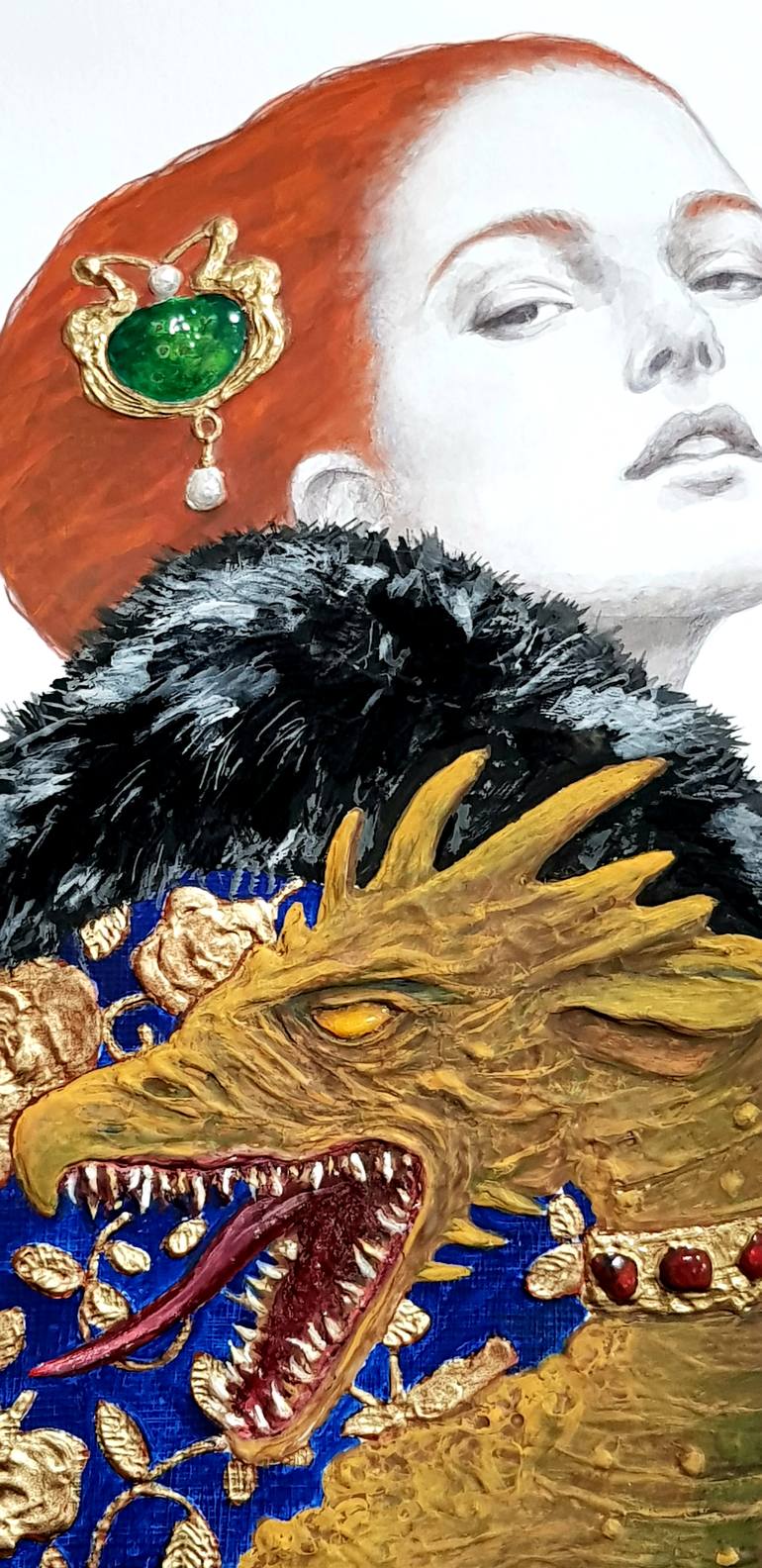 Original Figurative People Painting by B A H M A N