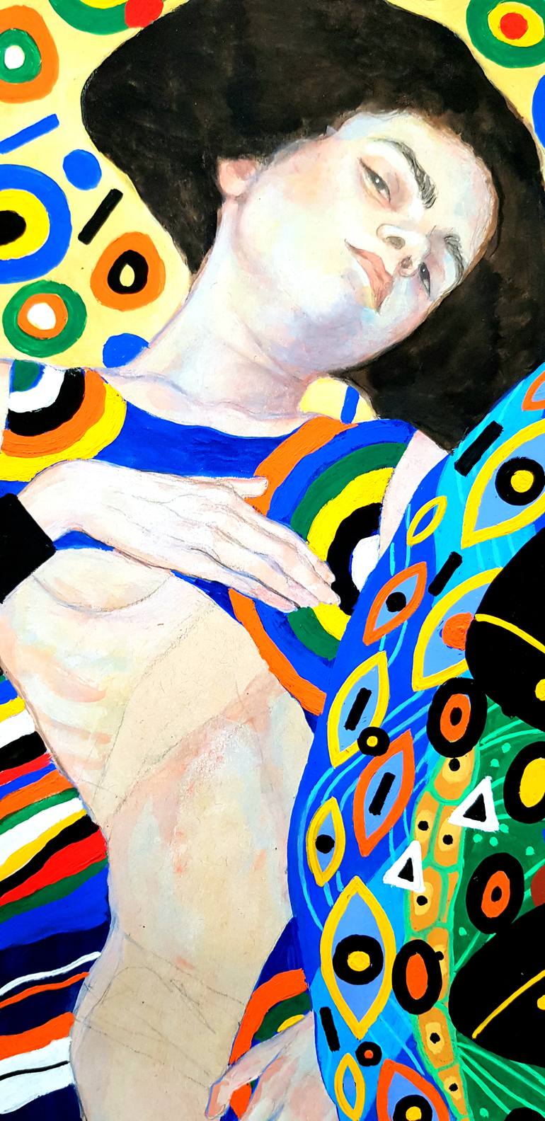 Original Figurative People Painting by B A H M A N