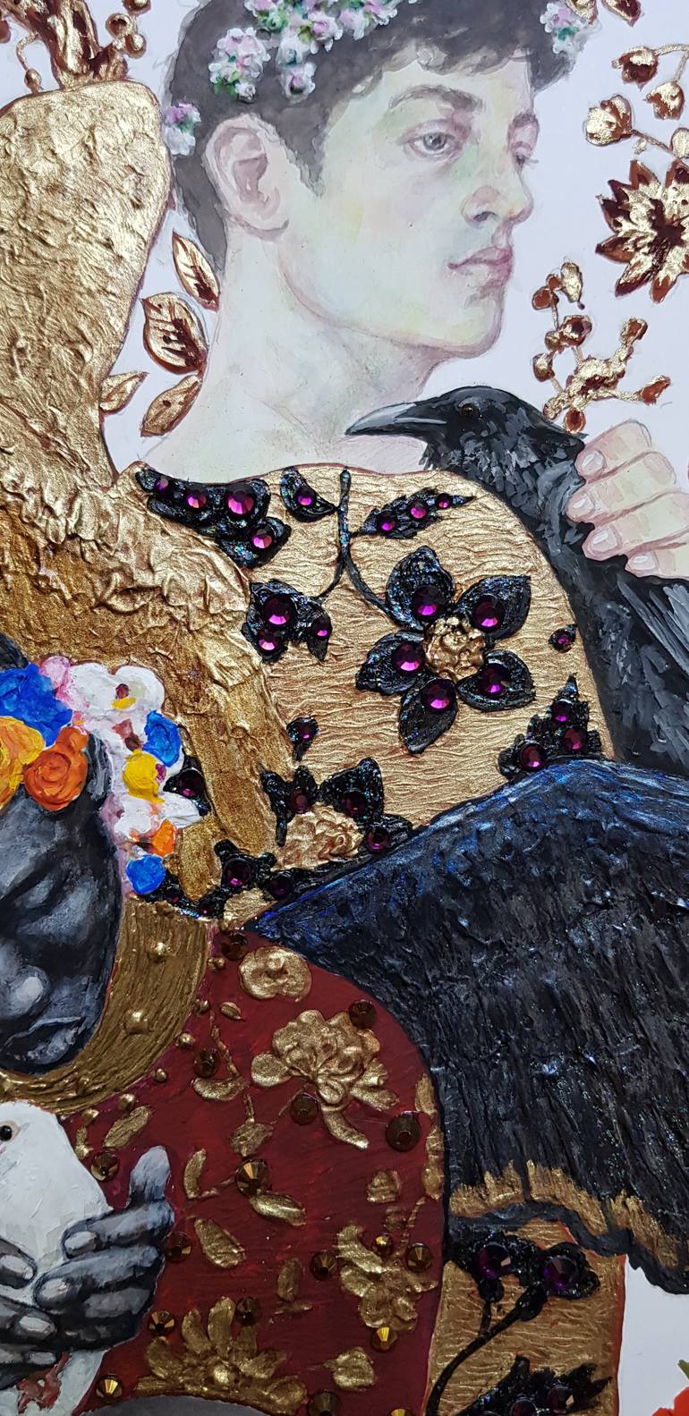 Original Figurative People Painting by B A H M A N