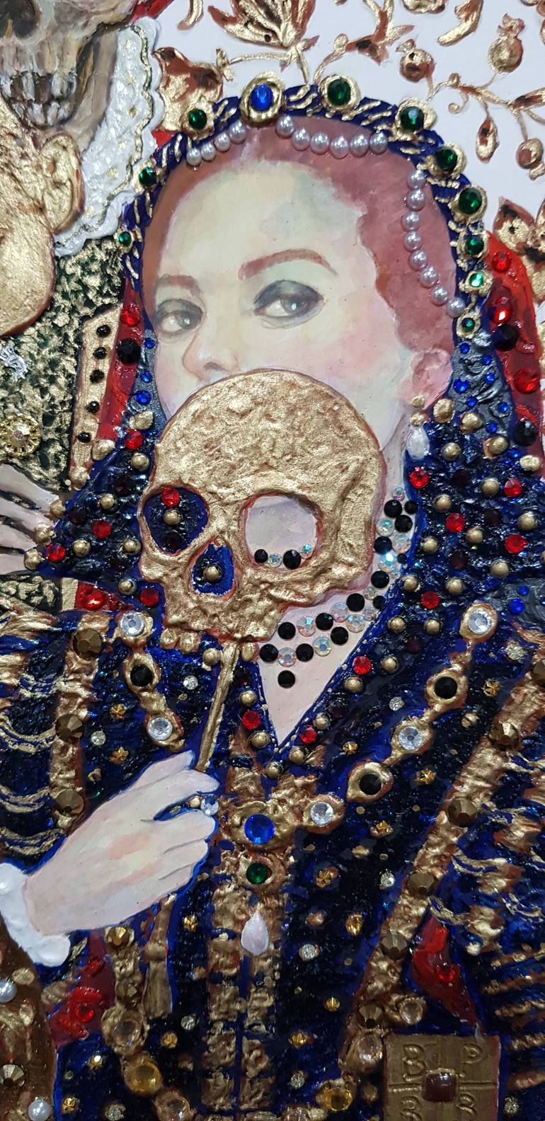 Original Fine Art People Painting by B A H M A N