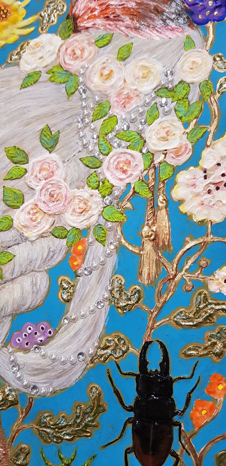 Original Figurative People Painting by B A H M A N