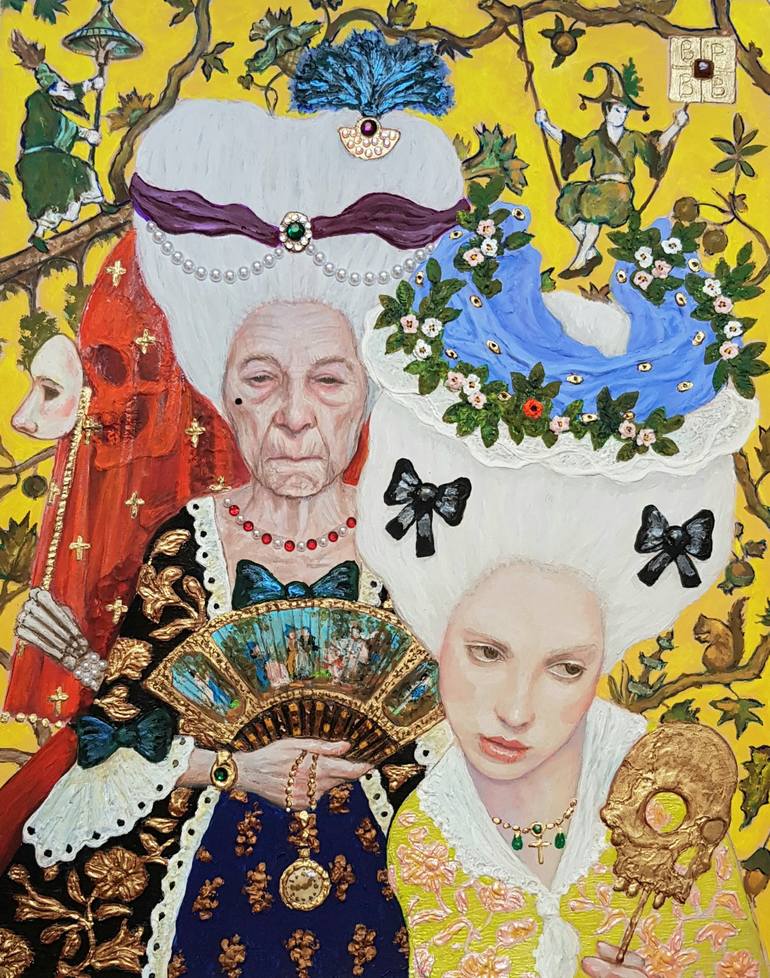 Print of Fine Art Portrait Paintings by B A H M A N