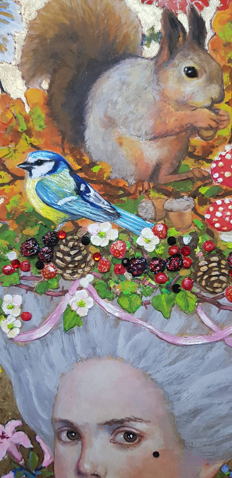 Original Figurative People Painting by B A H M A N