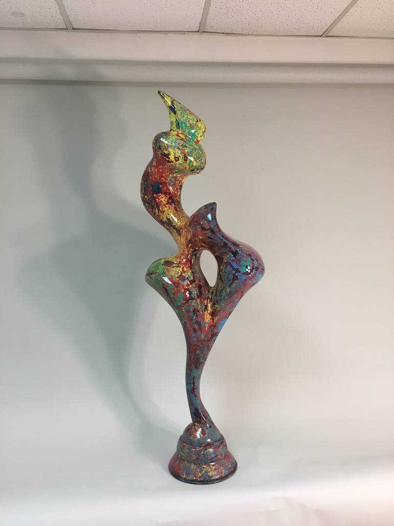 Original Abstract Expressionism Abstract Sculpture by Evgeni Vodenitcharov