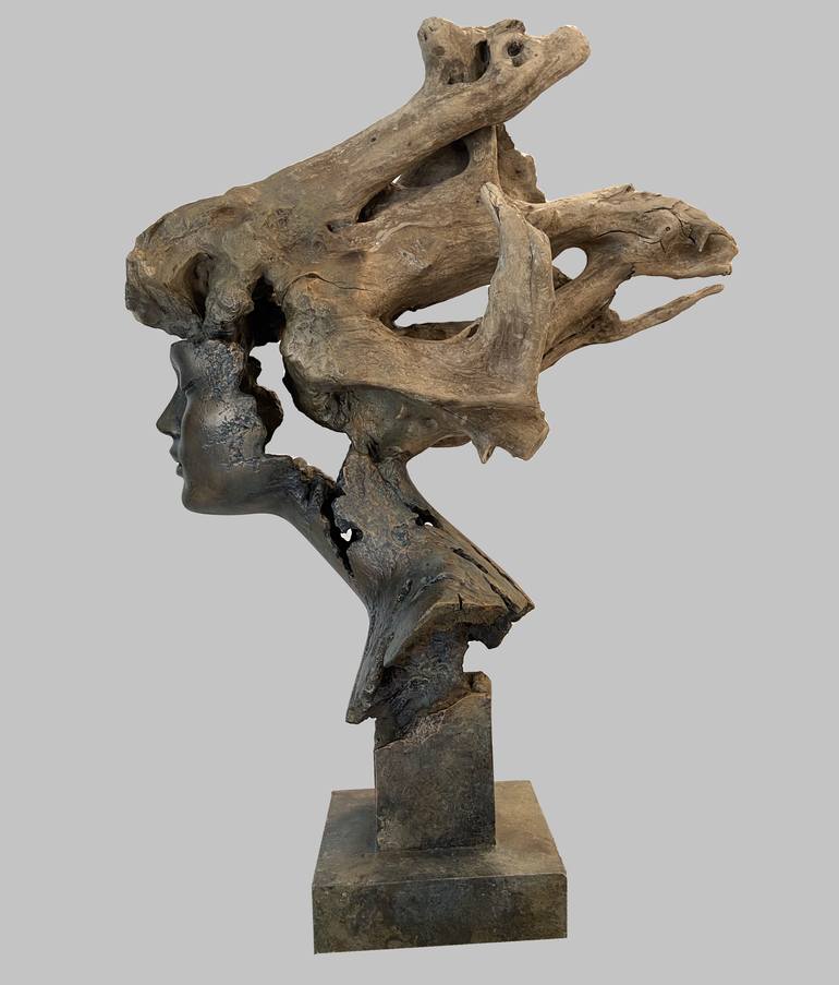 Original Conceptual Abstract Sculpture by Evgeni Vodenitcharov