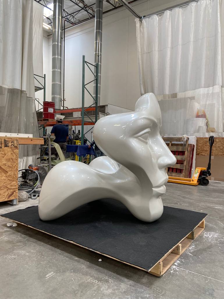 Original Conceptual Abstract Sculpture by Evgeni Vodenitcharov