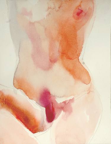 Print of Abstract Nude Paintings by Maria Iciak