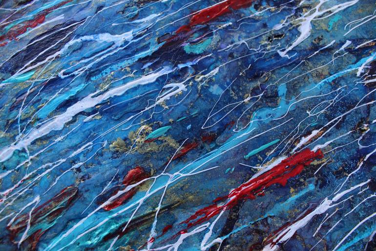Original Abstract Expressionism Abstract Painting by Rachel Mccullock