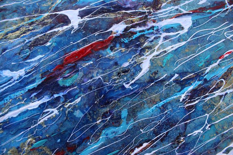 Original Abstract Expressionism Abstract Painting by Rachel Mccullock