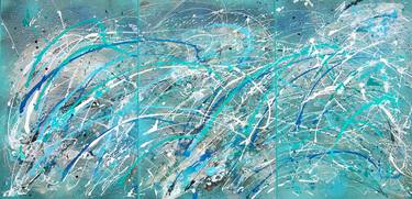Original Abstract Expressionism Abstract Paintings by Rachel McCullock