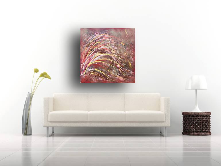 Original Abstract Expressionism Abstract Painting by Rachel McCullock