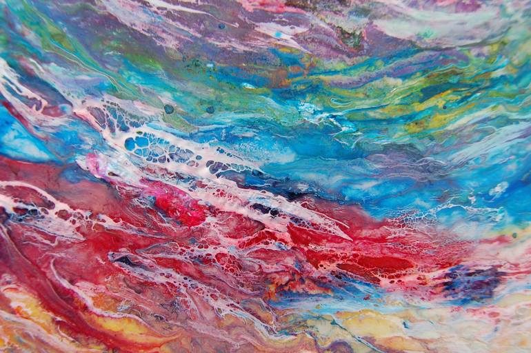 Original Abstract Expressionism Abstract Painting by Rachel McCullock