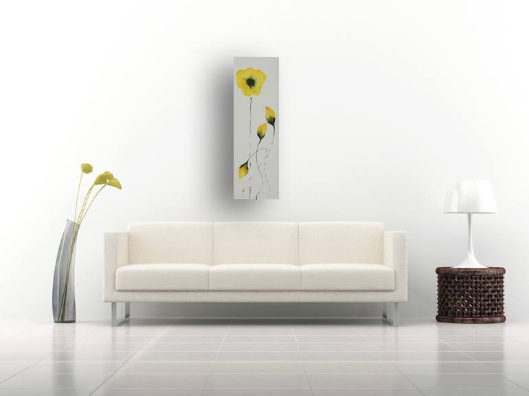 Original Expressionism Floral Painting by Rachel McCullock