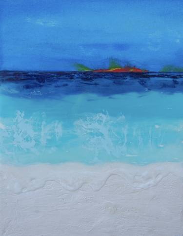 Original Abstract Expressionism Beach Paintings by Rachel McCullock
