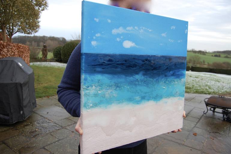 Original Abstract Expressionism Seascape Painting by Rachel McCullock