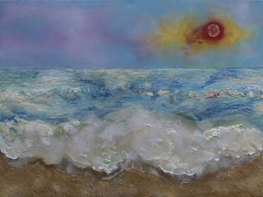 Original Abstract Seascape Paintings by Rachel McCullock