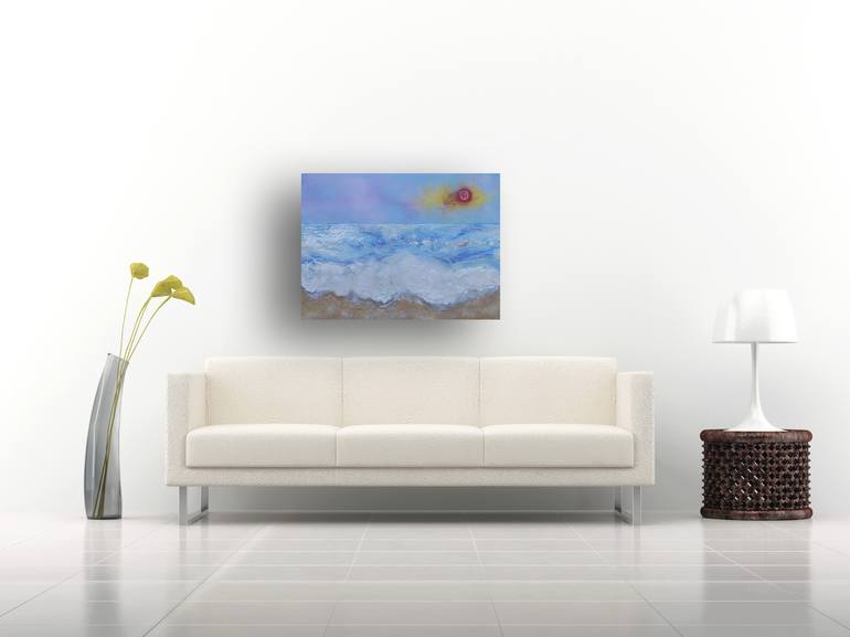 Original Abstract Seascape Painting by Rachel McCullock