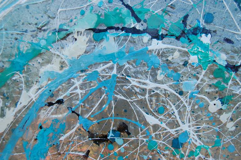 Original Abstract Expressionism Abstract Painting by Rachel Mccullock