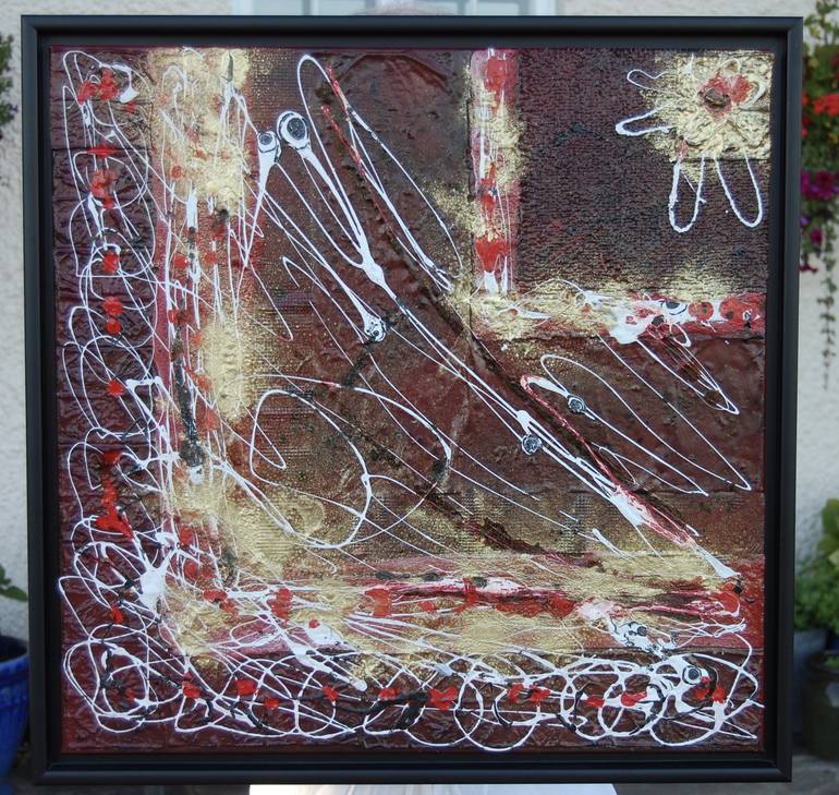 Original Abstract Expressionism Abstract Painting by Rachel McCullock