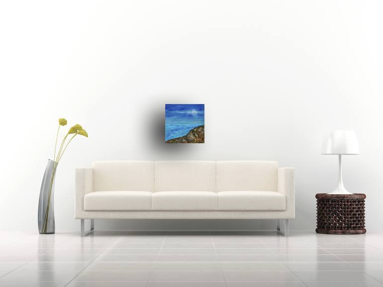 Original Abstract Seascape Painting by Rachel McCullock