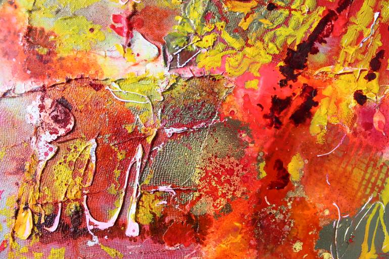 Original Abstract Painting by Rachel Mccullock