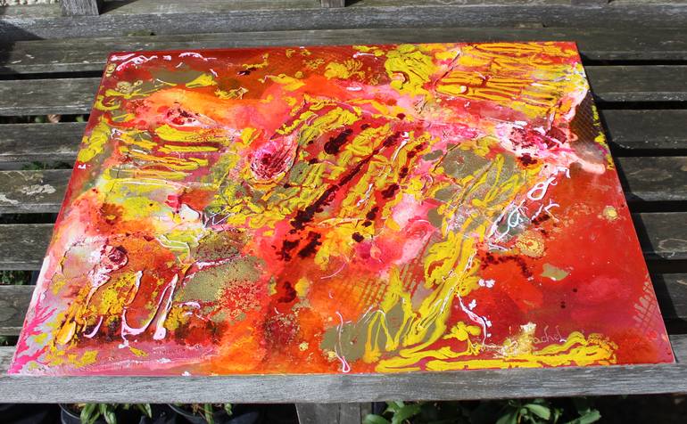 Original Abstract Painting by Rachel Mccullock