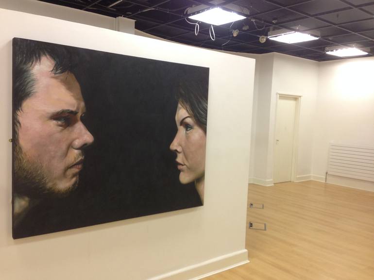 Original Figurative Portrait Painting by Scott Docherty