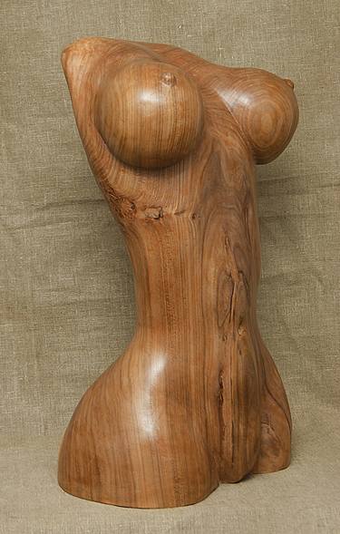 Artificial Venus (Carved Wooden Sculpture) thumb