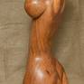 Torso sculpture. The embodiment of the modern beauty 90x60x90 reached with all possible means. Plastic surgery: breast implants, rib removal.
The actual measures of the sculpture are: breast - 92cm, waist - 55cm, hips - 96cm.
Made of local elm-tree "karagach" strong and dense brown-red wood, covered with natural wax.
Ready to ship in 4-7 business days due to the need of official permission to send an artwork abroad.