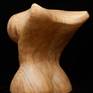 " Wooden torso "Nature Venus" embodies Fertility of Nature, Natural Beauty and Abundance.
Made of local elm tree species, fine-leaved strong and dense wood "karagach".
Ready to ship in 4-5 business days due to the need of official permission to send an artwork abroad.