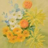 Bunch of yellow flowers by Pauline Black