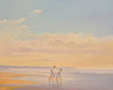 Print of Beach Paintings by Pauline Black
