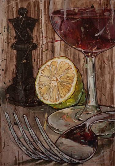 Print of Food & Drink Paintings by Federico Pisciotta