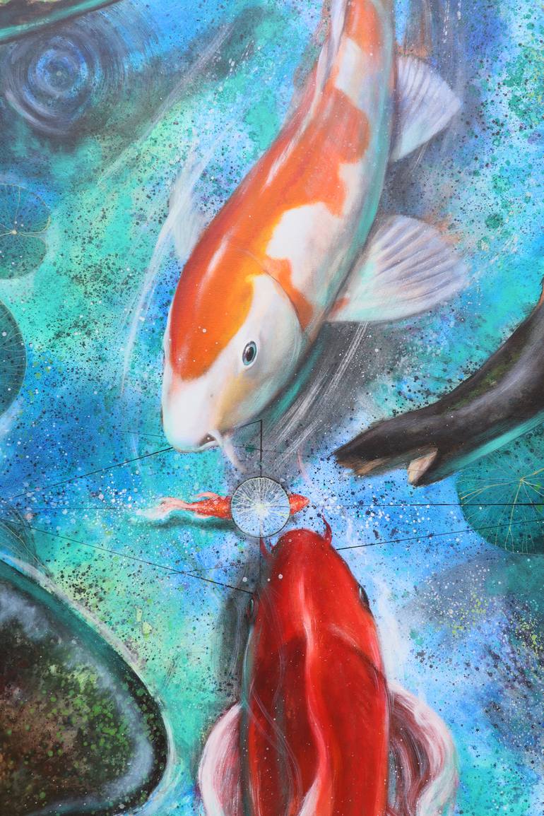 Original Abstract Painting by Kasun Wickramasinghe