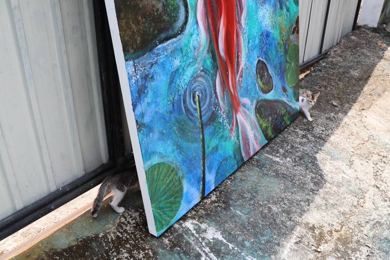 Original Abstract Painting by Kasun Wickramasinghe