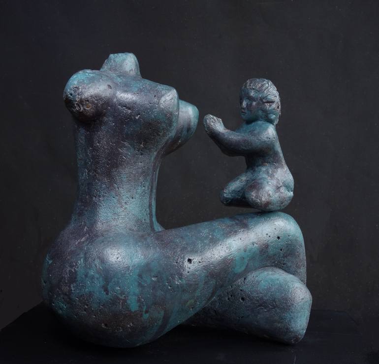 Original Figurative Nude Sculpture by Daniel Gomez Garzon