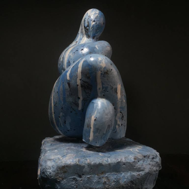Original Abstract Expressionism Family Sculpture by Daniel Gomez Garzon